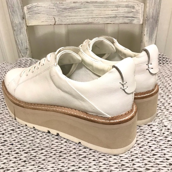 Dolce Vita White and Tan Platform Shoes - Picture 8 of 16